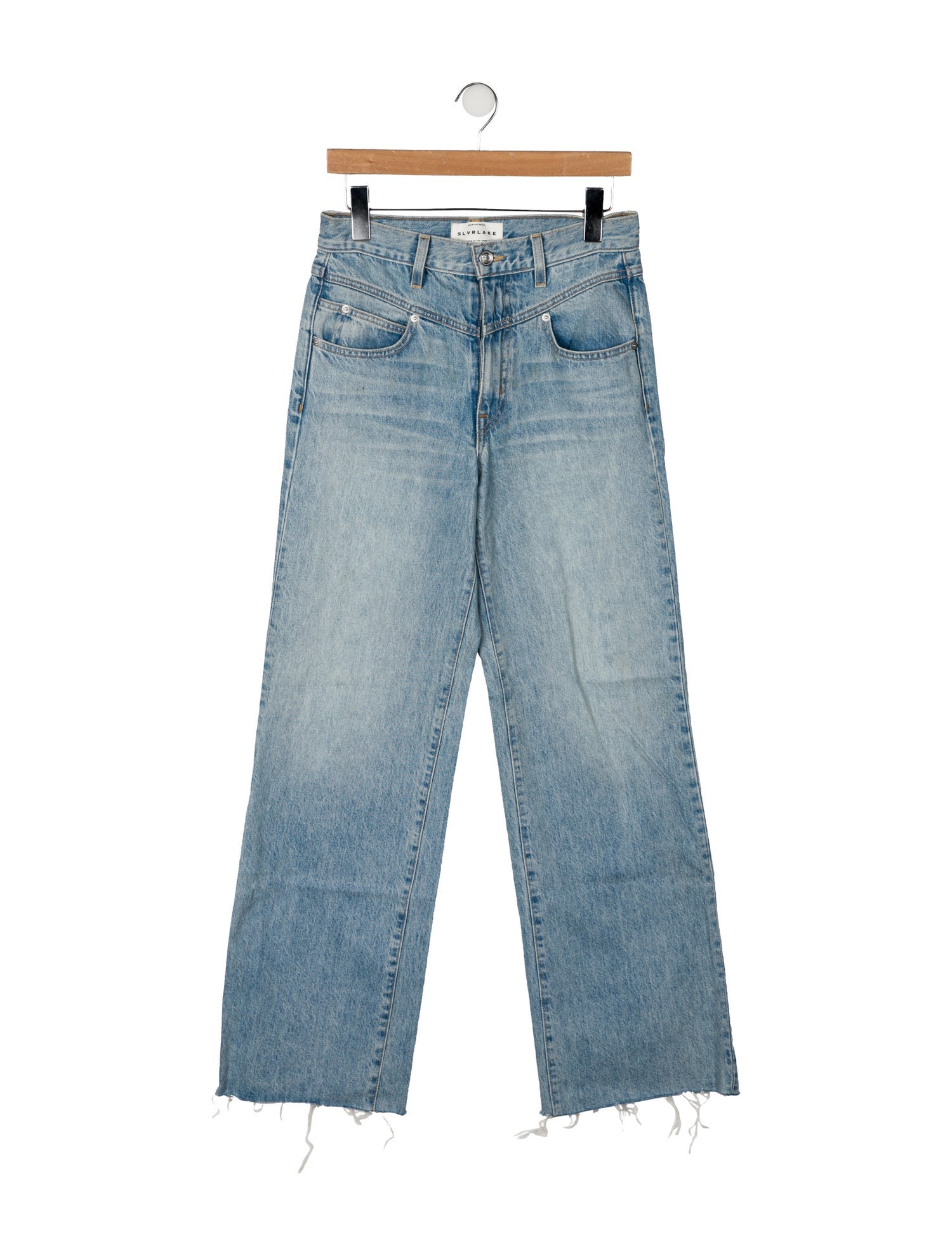SLVRLAKE High-Rise Wide Leg Jeans