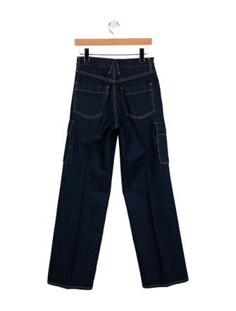SLVRLAKE High-Rise Wide Leg Jeans