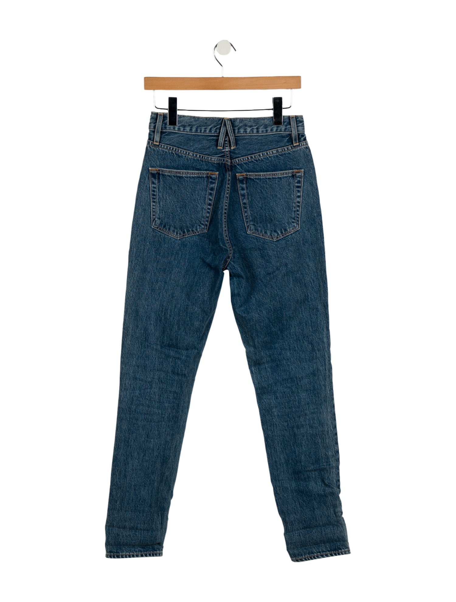 SLVRLAKE High-Rise Straight Leg Jeans
