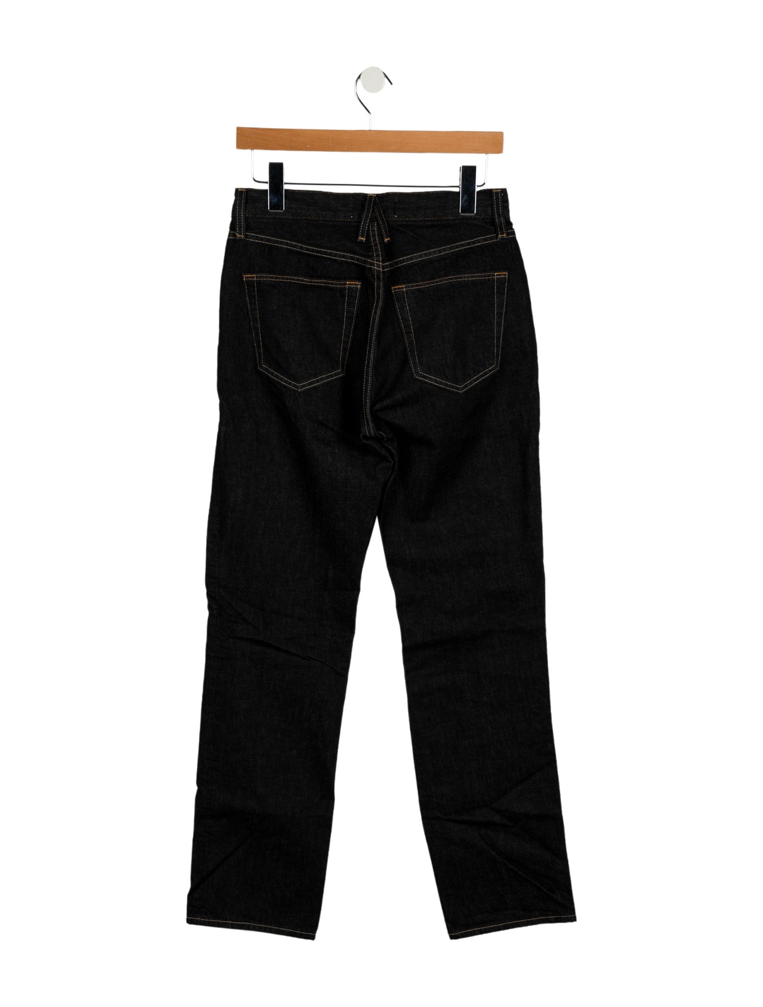 SLVRLAKE Mid-Rise Straight Leg Jeans