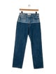 SLVRLAKE Mid-Rise Straight Leg Jeans