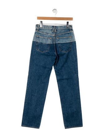 SLVRLAKE Mid-Rise Straight Leg Jeans