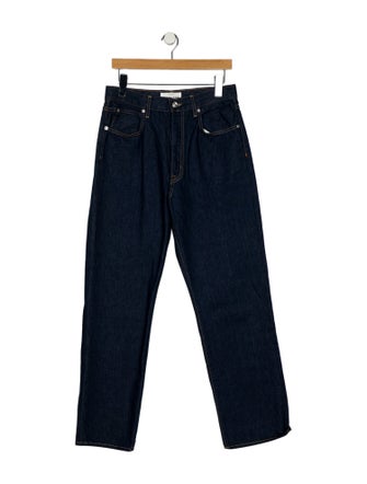 SLVRLAKE High-Rise Straight Leg Jeans