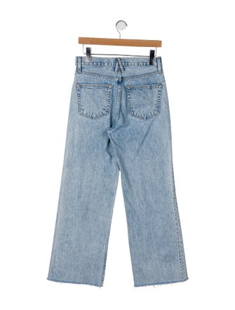 SLVRLAKE Mid-Rise Wide Leg Jeans