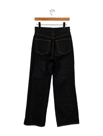SLVRLAKE Mid-Rise Wide Leg Jeans