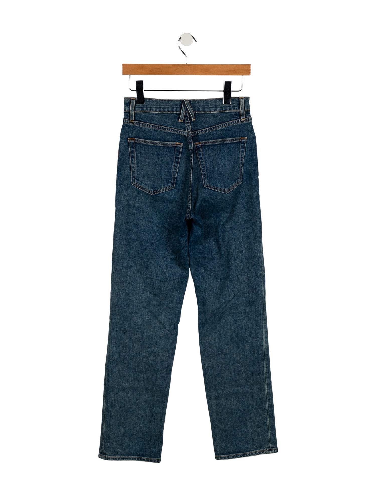 SLVRLAKE High-Rise Straight Leg Jeans
