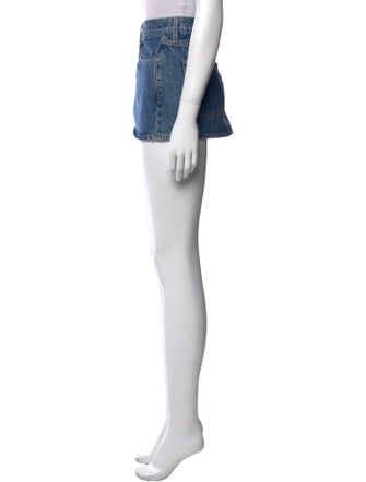 SLVRLAKE Distressed Accents Mini Skirt