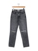 SLVRLAKE Mid-Rise Straight Leg Jeans