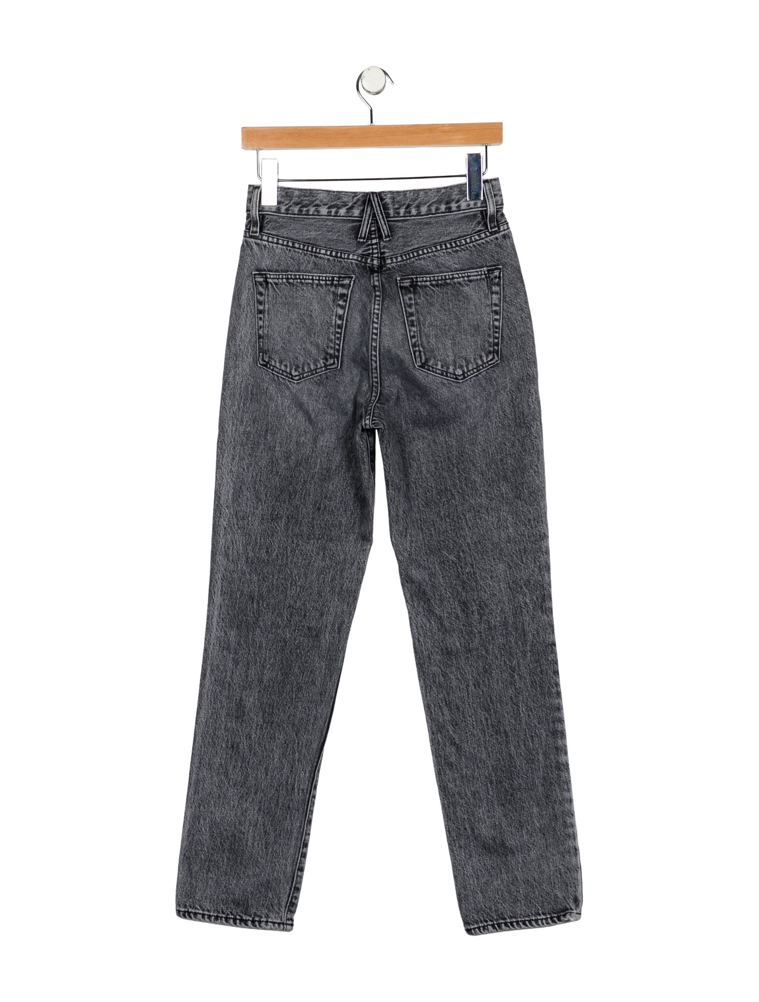 SLVRLAKE Mid-Rise Straight Leg Jeans