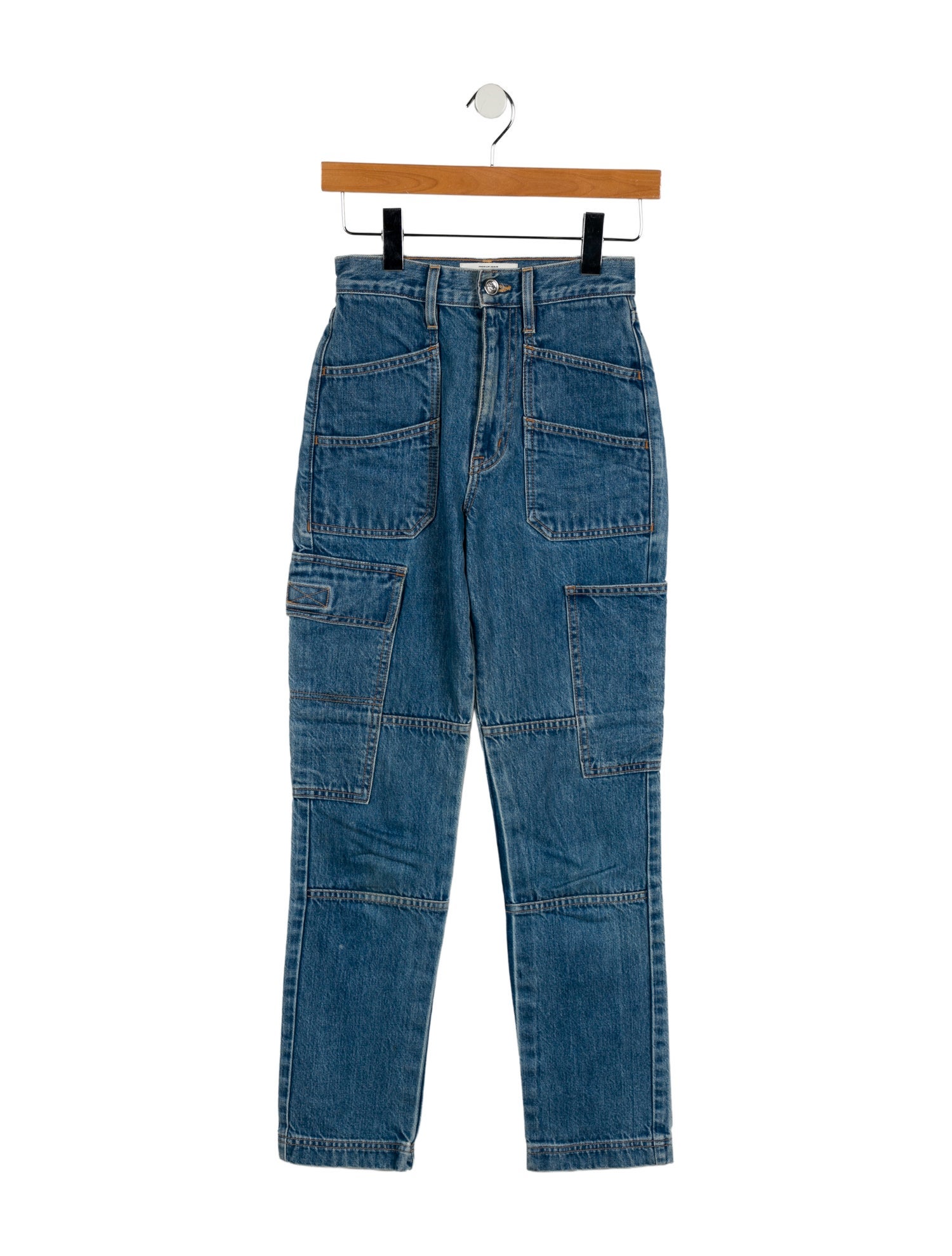 SLVRLAKE Mid-Rise Straight Leg Jeans