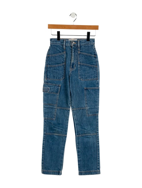 SLVRLAKE Mid-Rise Straight Leg Jeans
