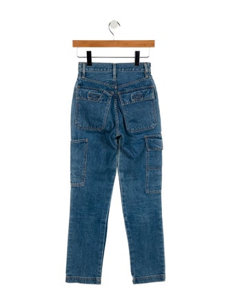 SLVRLAKE Mid-Rise Straight Leg Jeans