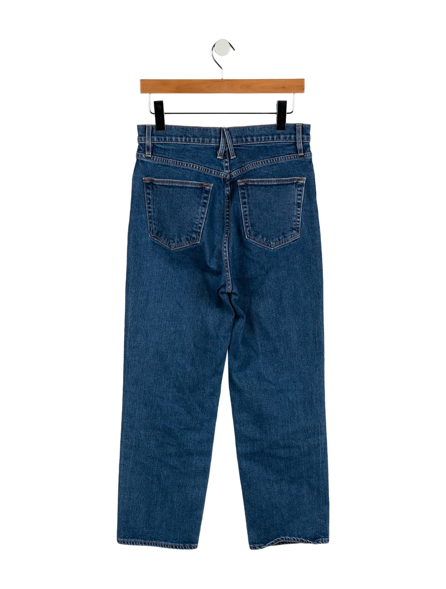 SLVRLAKE High-Rise Straight Leg Jeans