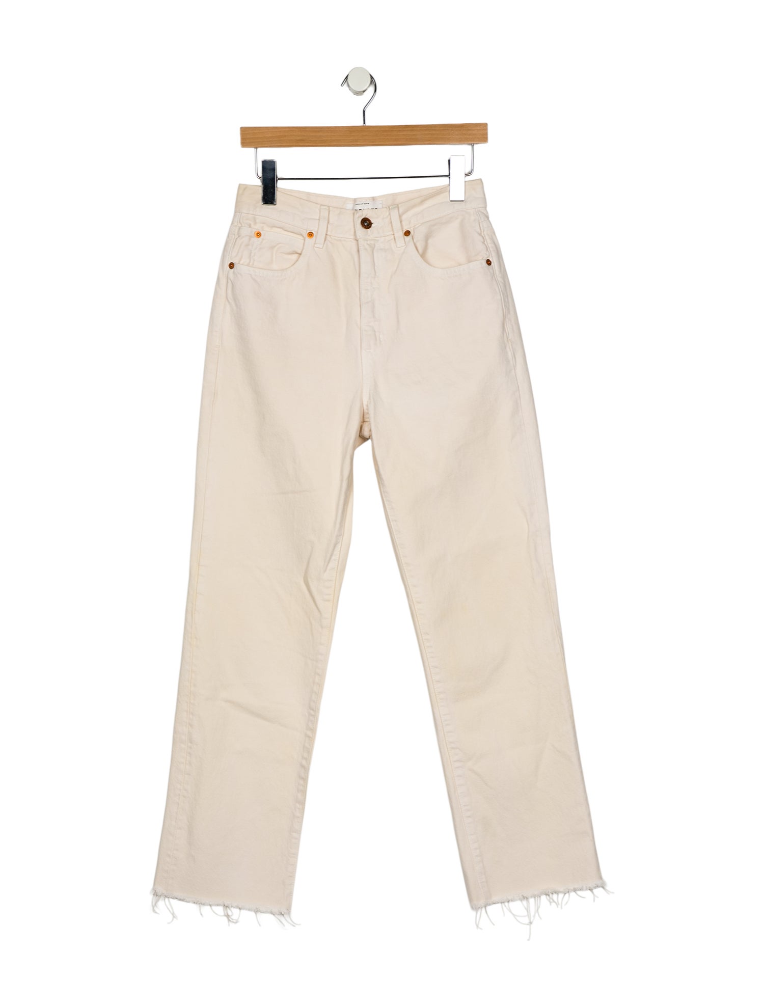 SLVRLAKE High-Rise Straight Leg Jeans