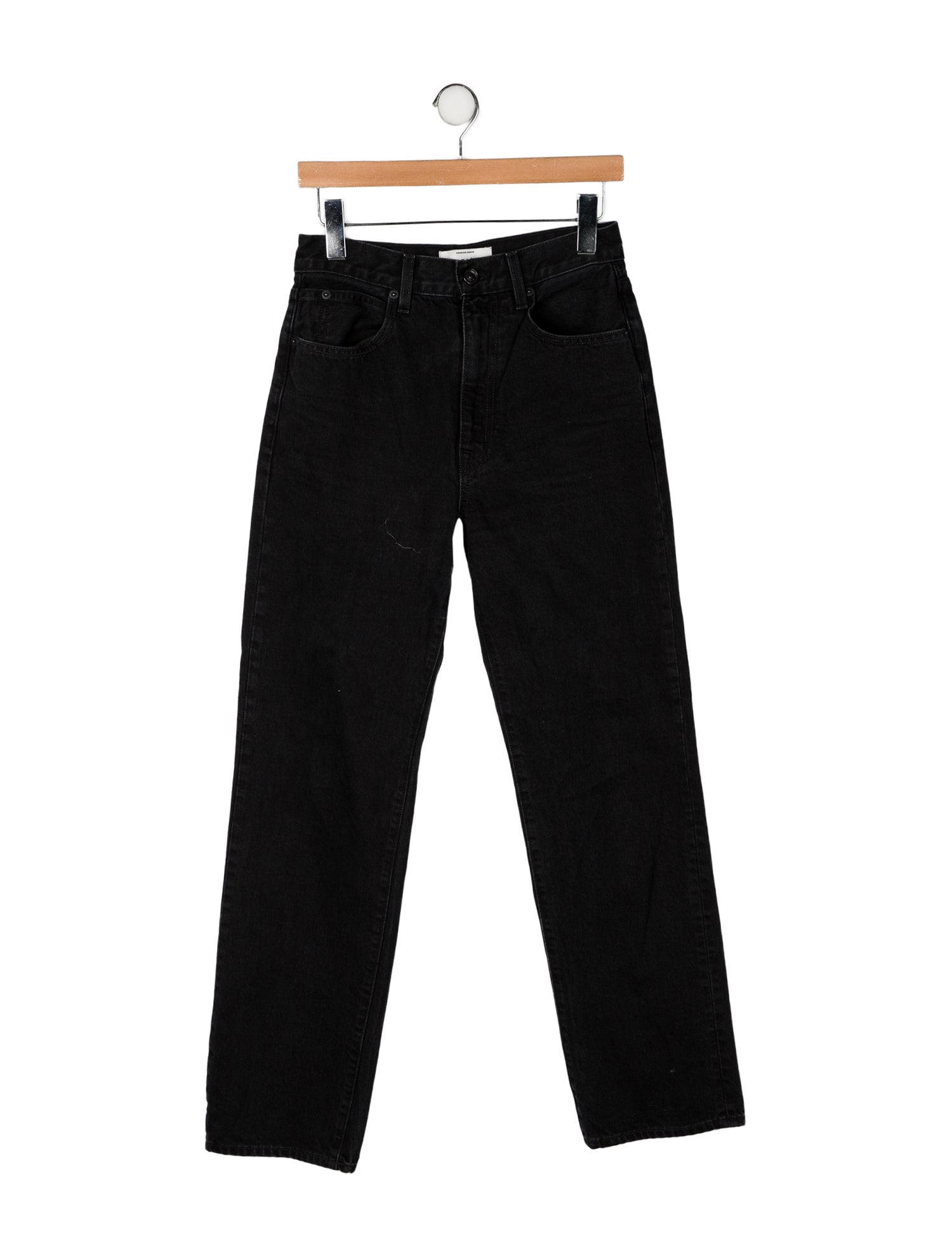SLVRLAKE High-Rise Straight Leg Jeans