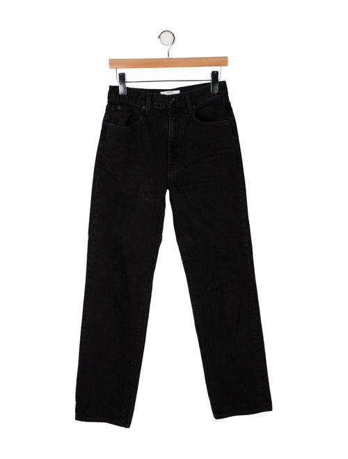 SLVRLAKE High-Rise Straight Leg Jeans