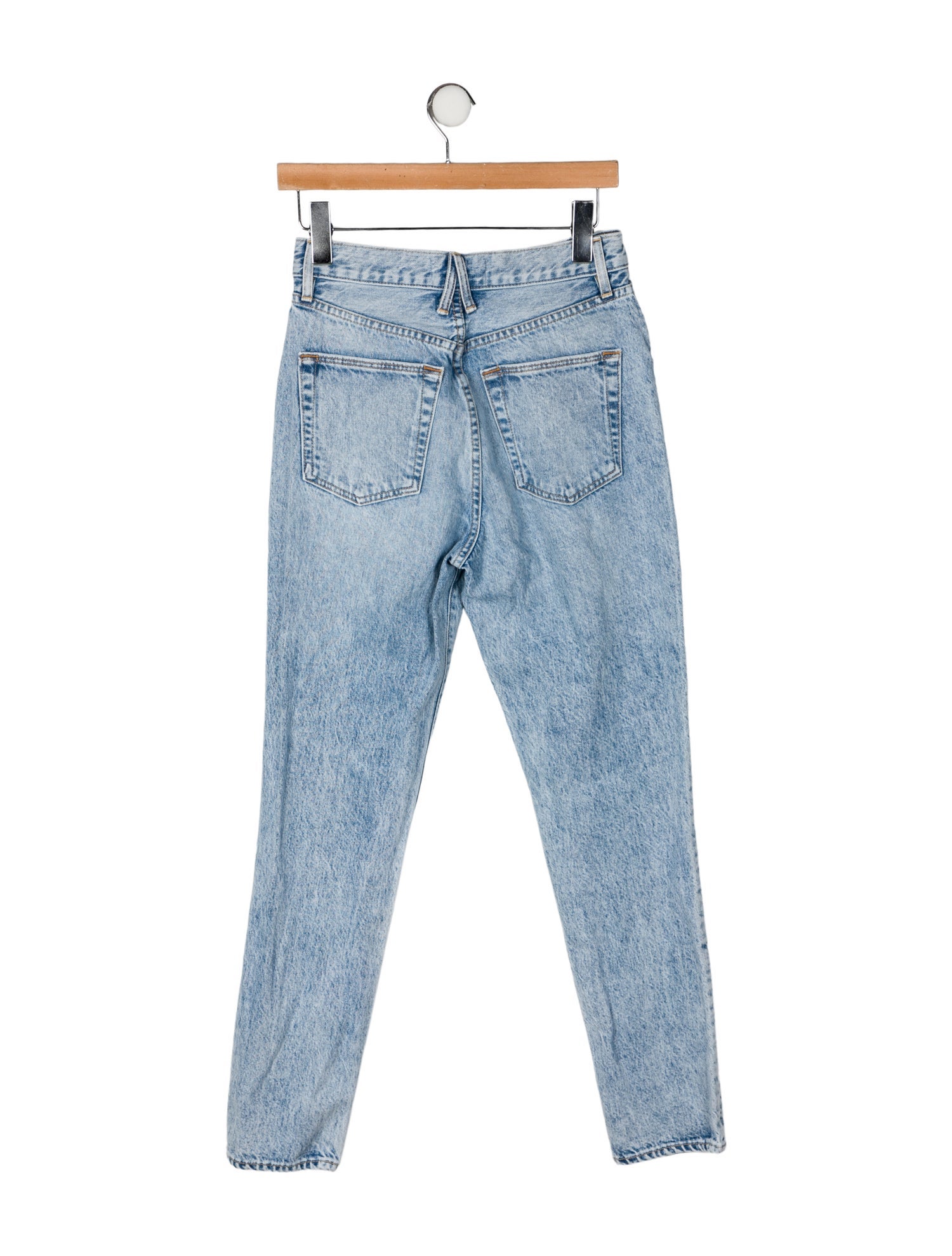 SLVRLAKE High-Rise Straight Leg Jeans