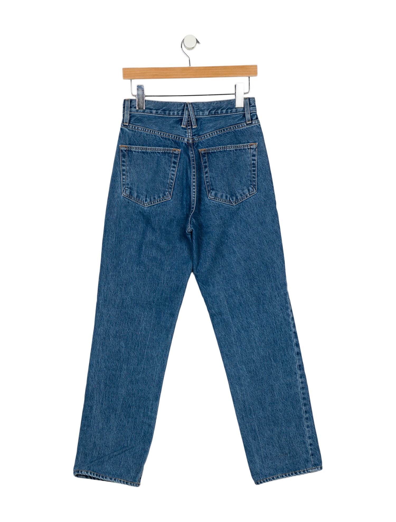SLVRLAKE High-Rise Straight Leg Jeans