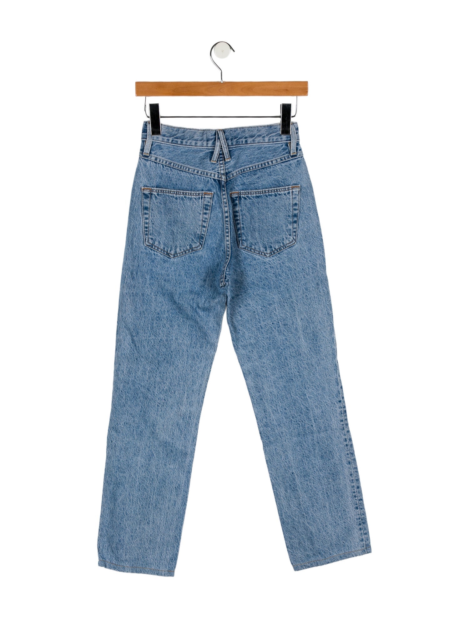 SLVRLAKE Mid-Rise Straight Leg Jeans