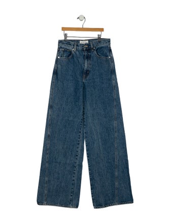 SLVRLAKE High-Rise Wide Leg Jeans