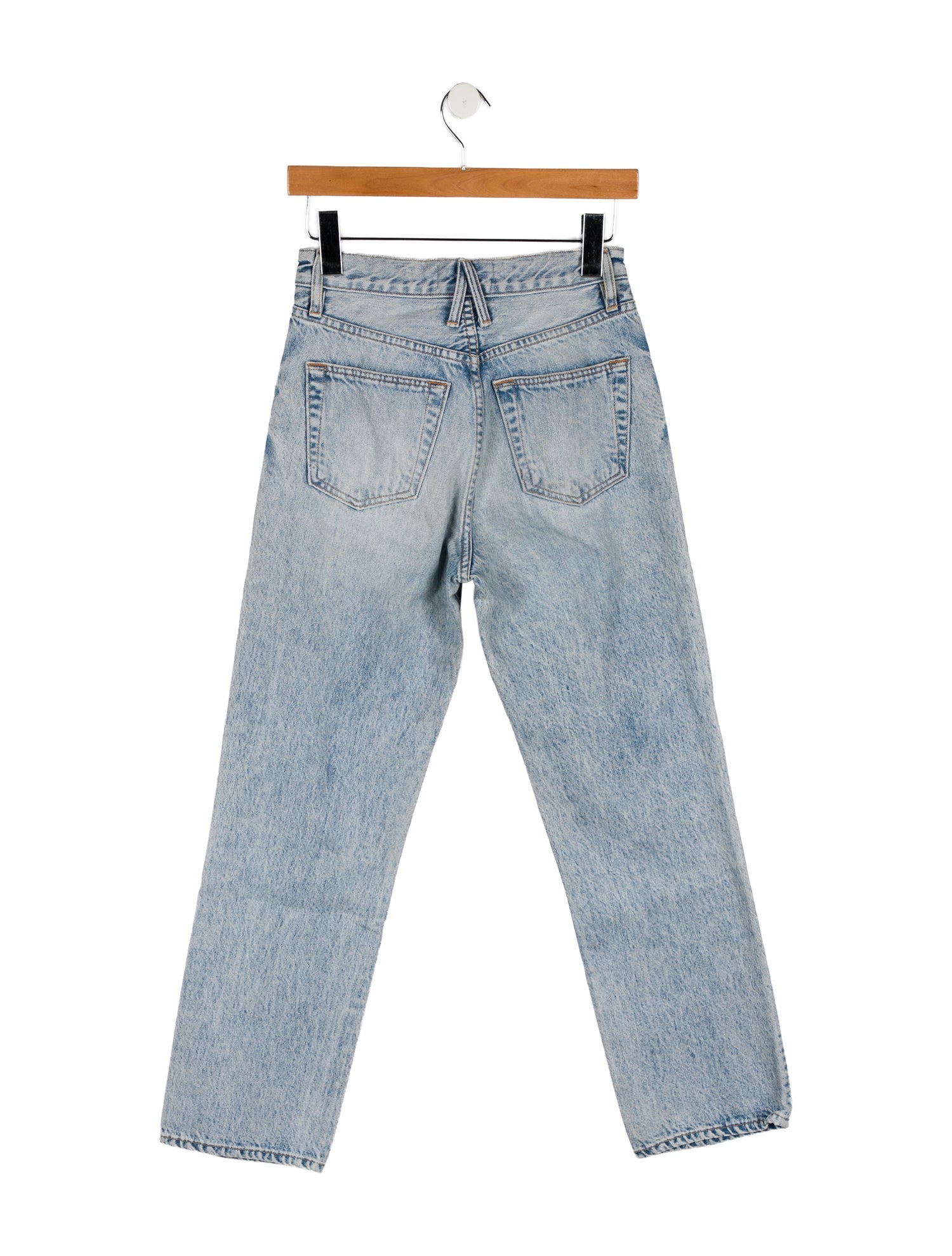 SLVRLAKE High-Rise Straight Leg Jeans