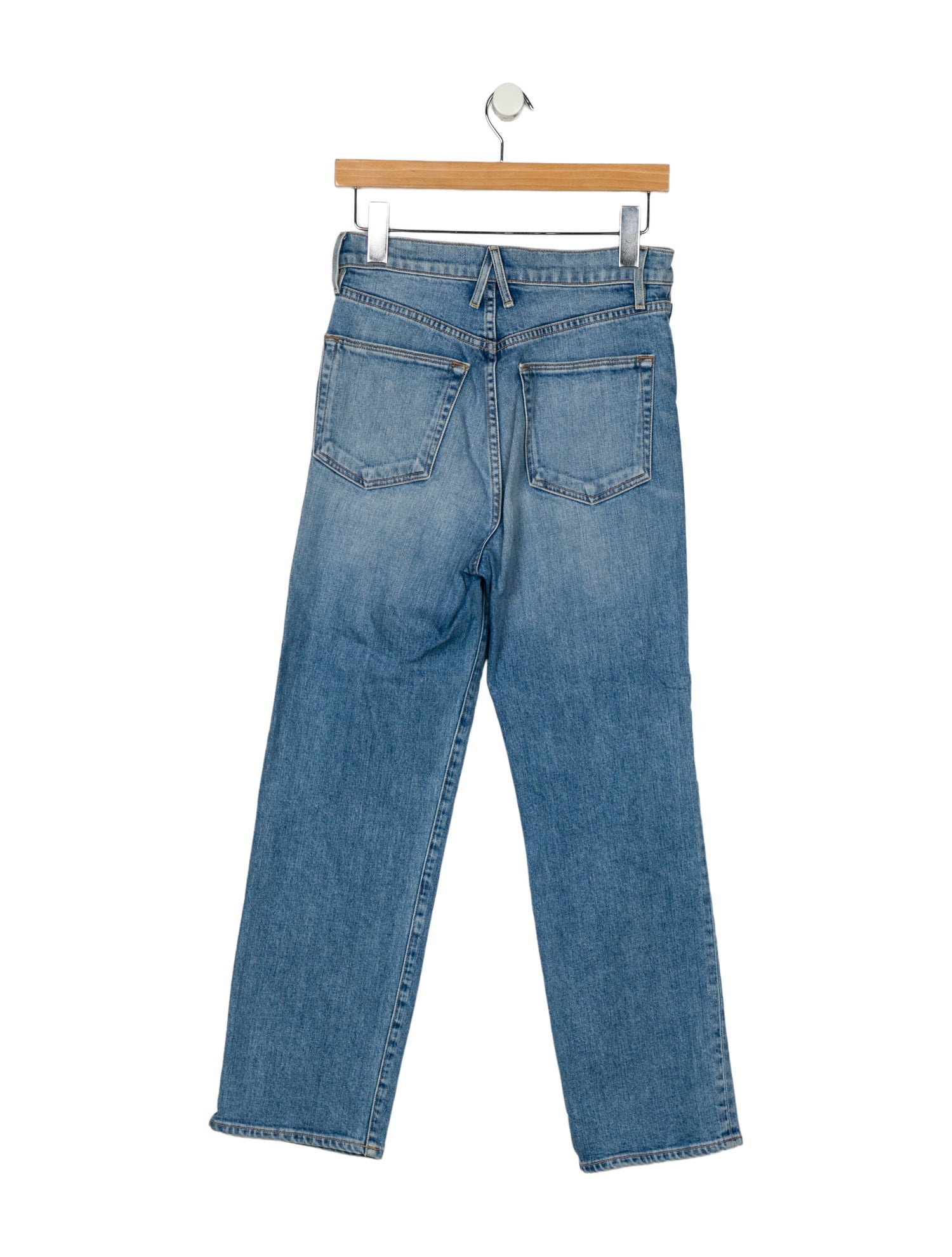 SLVRLAKE High-Rise Straight Leg Jeans