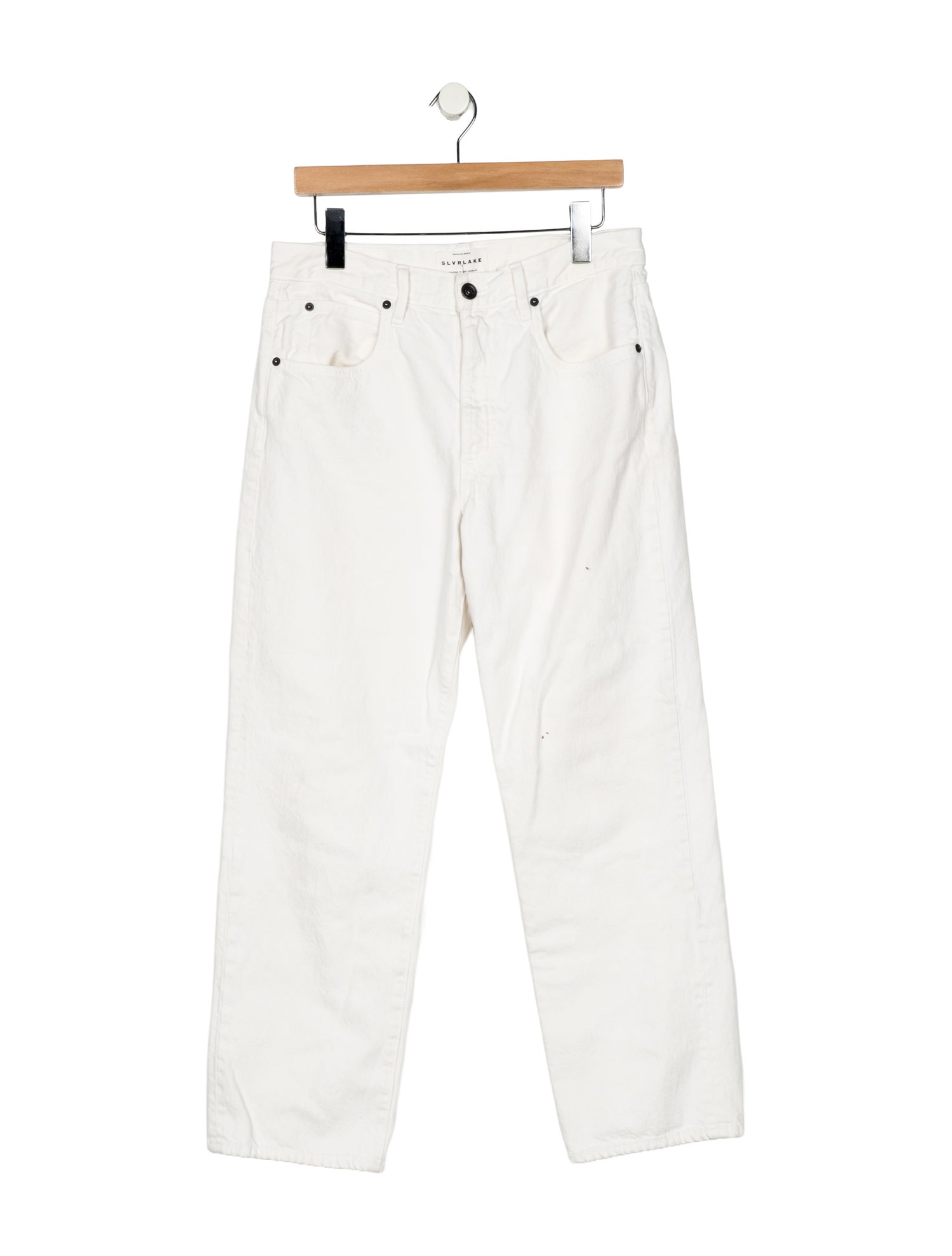 SLVRLAKE Mid-Rise Wide Leg Jeans