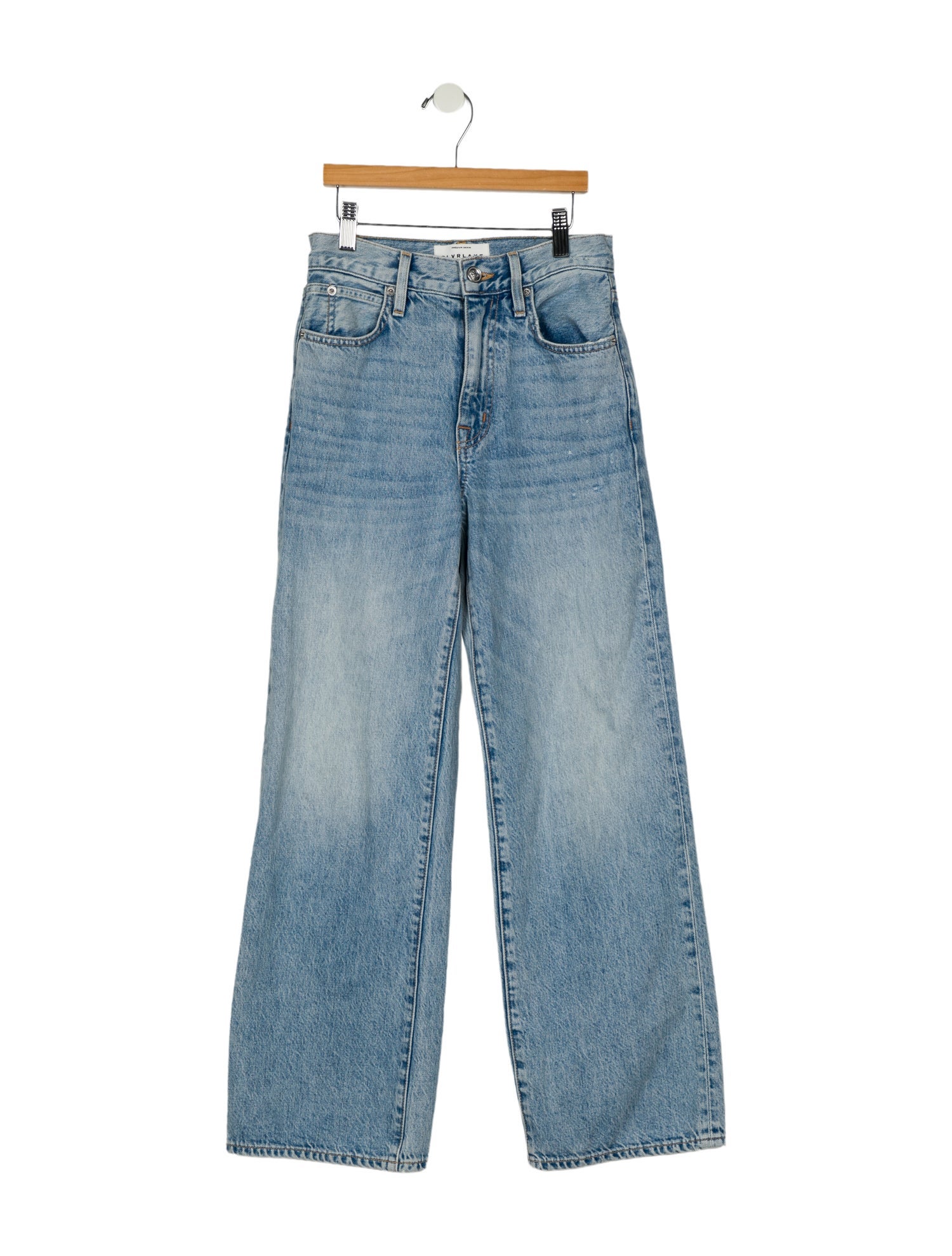 SLVRLAKE Mid-Rise Wide Leg Jeans