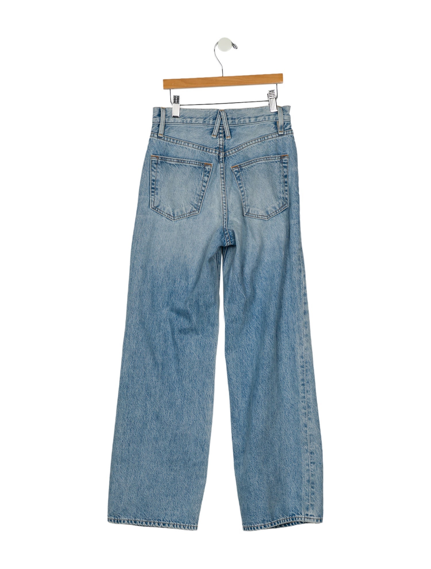SLVRLAKE Mid-Rise Wide Leg Jeans