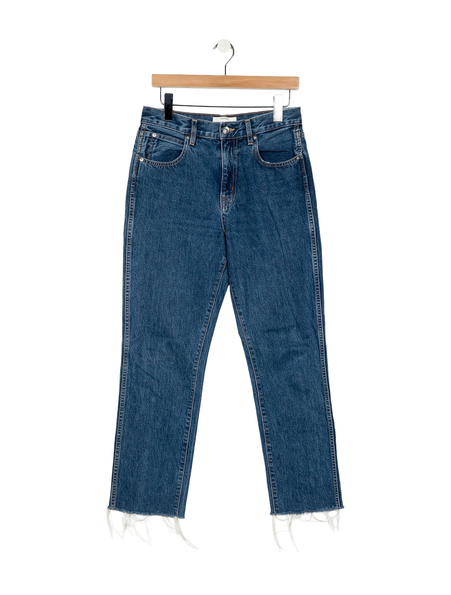 SLVRLAKE Mid-Rise Straight Leg Jeans