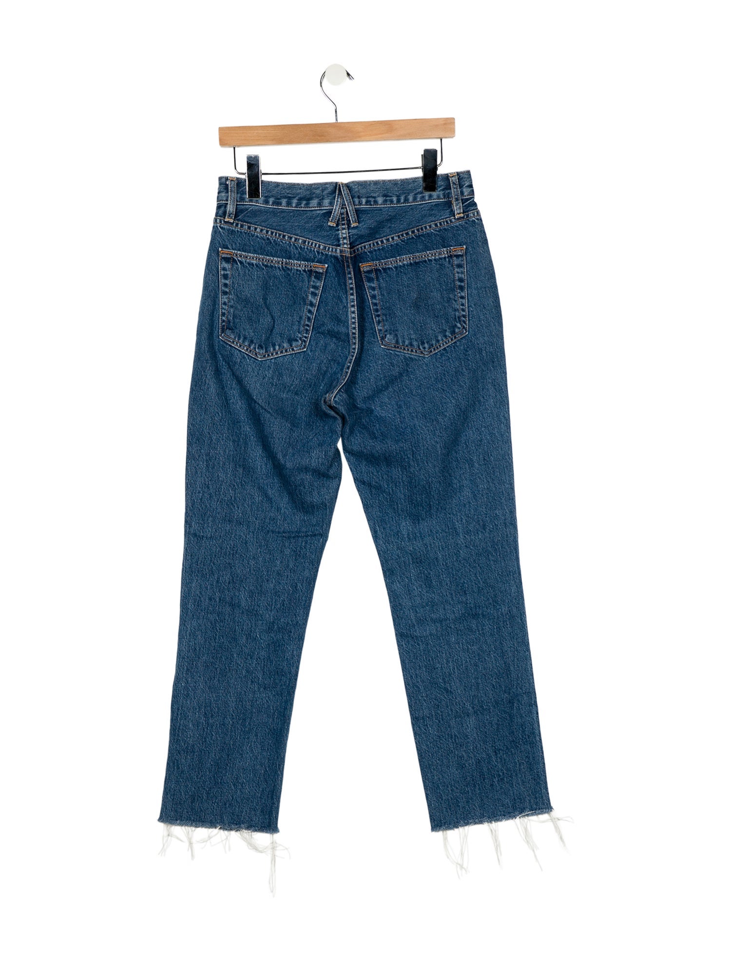SLVRLAKE Mid-Rise Straight Leg Jeans