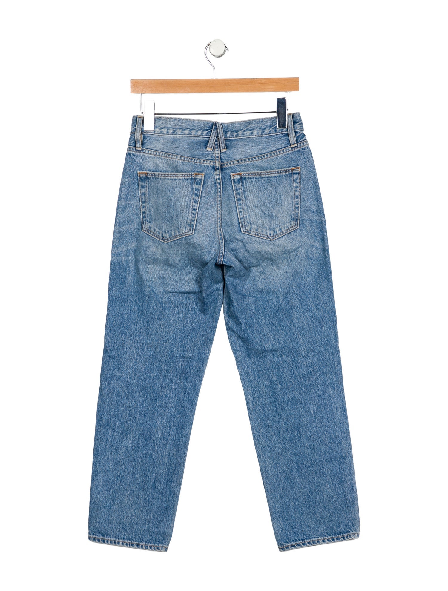 SLVRLAKE High-Rise Straight Leg Jeans