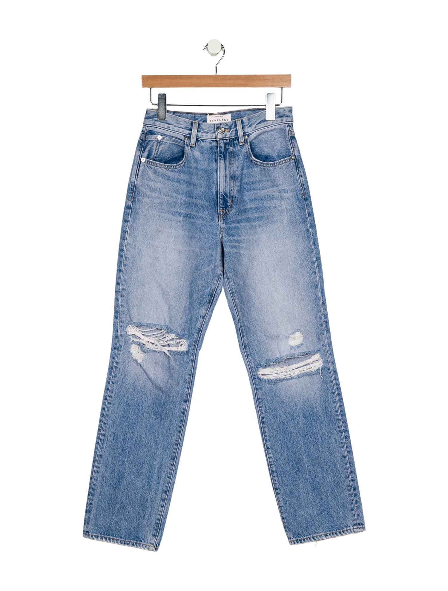 SLVRLAKE High-Rise Wide Leg Jeans