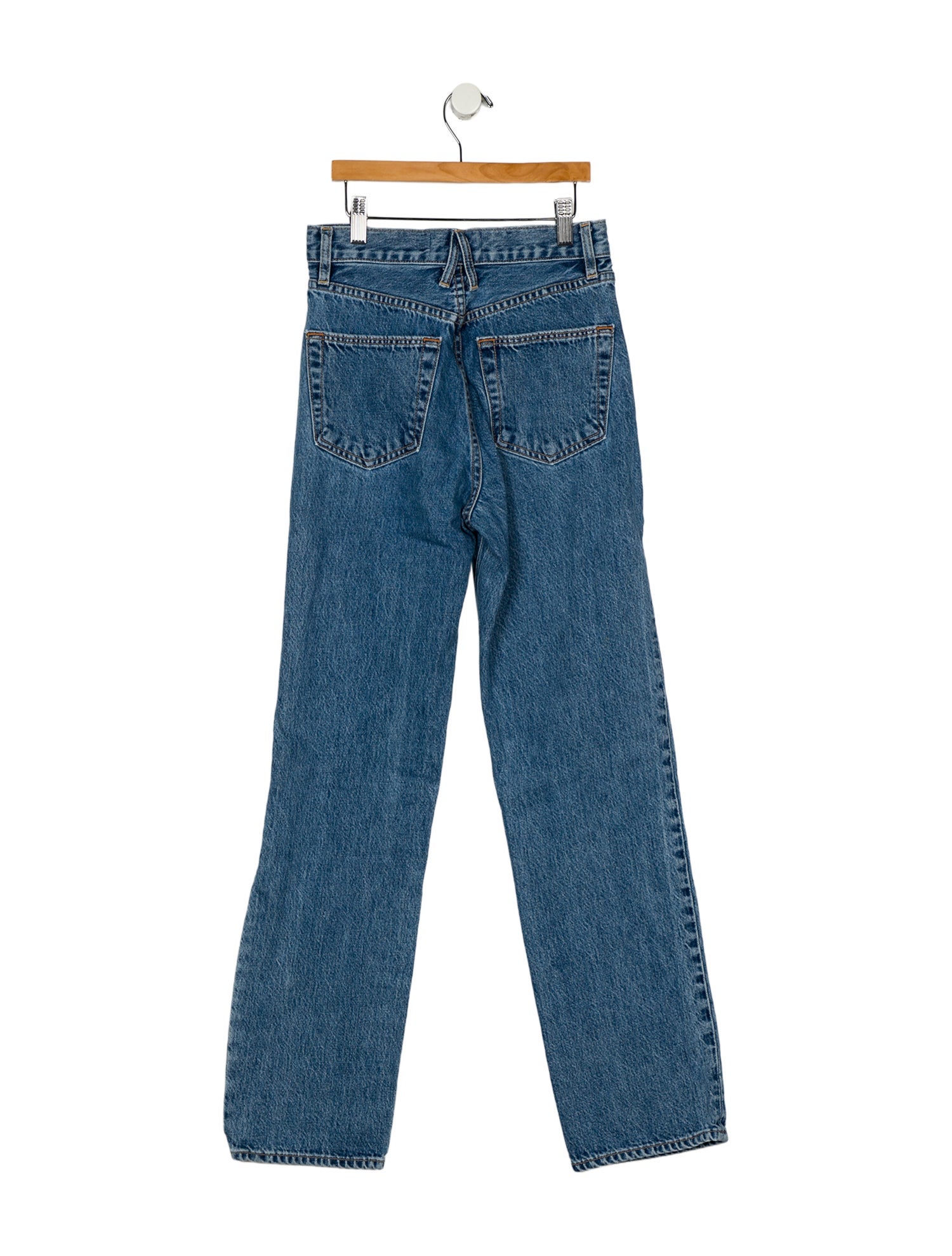SLVRLAKE High-Rise Straight Leg Jeans