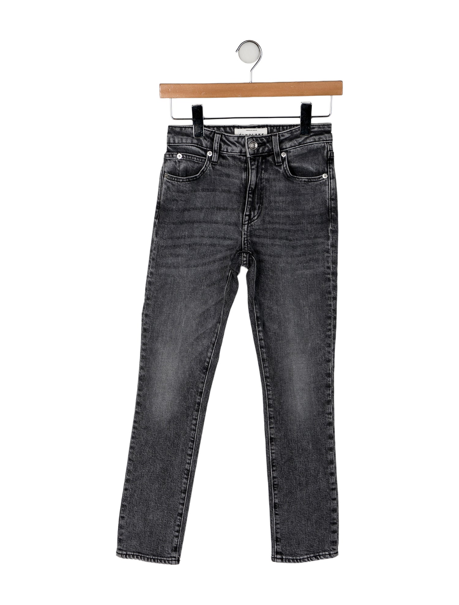 SLVRLAKE Mid-Rise Straight Leg Jeans