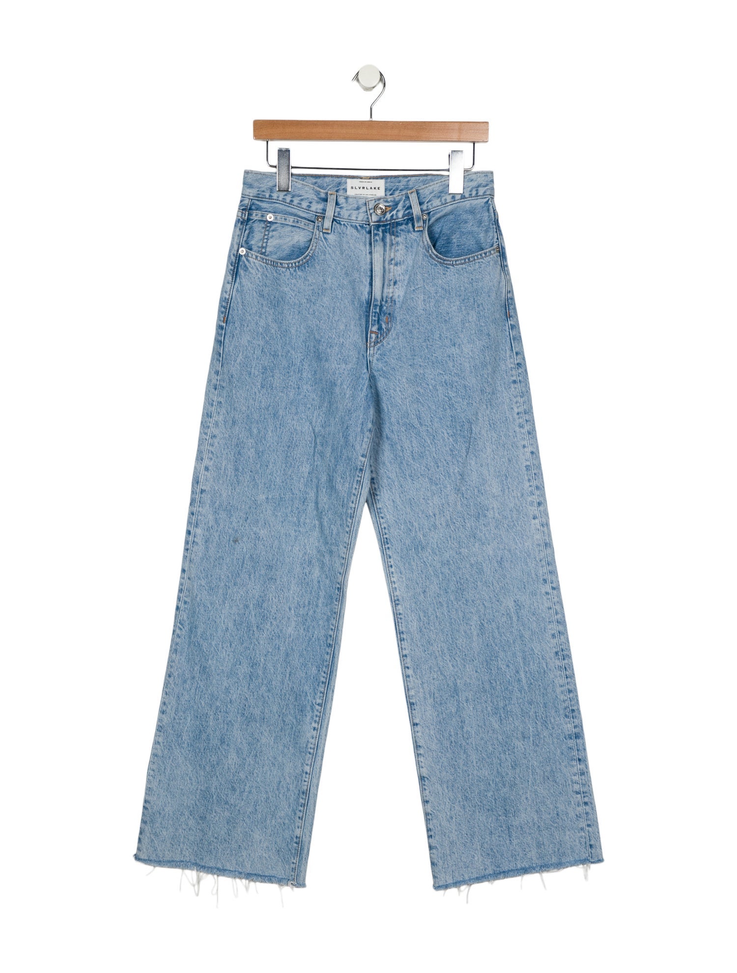 SLVRLAKE High-Rise Wide Leg Jeans