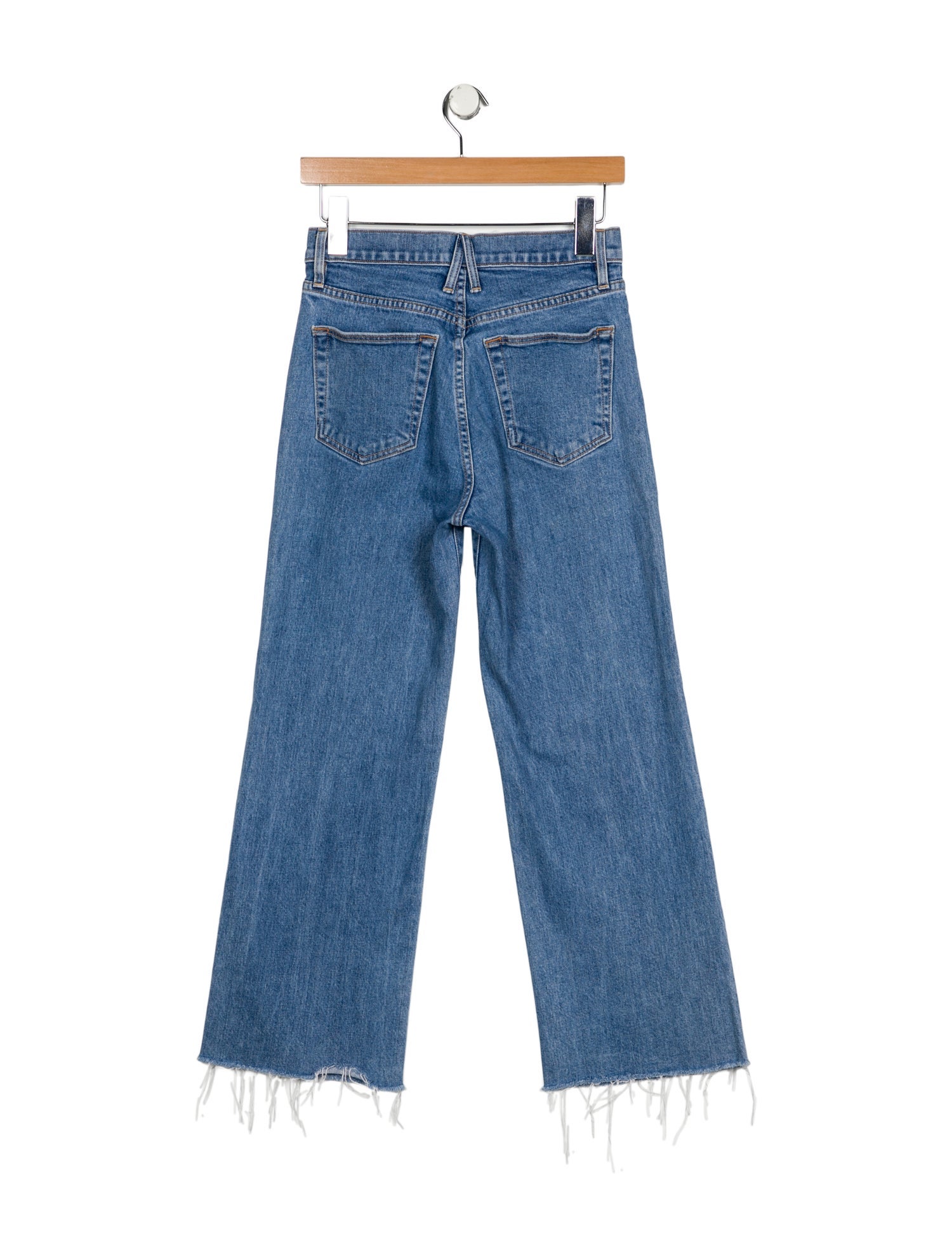SLVRLAKE Mid-Rise Wide Leg Jeans