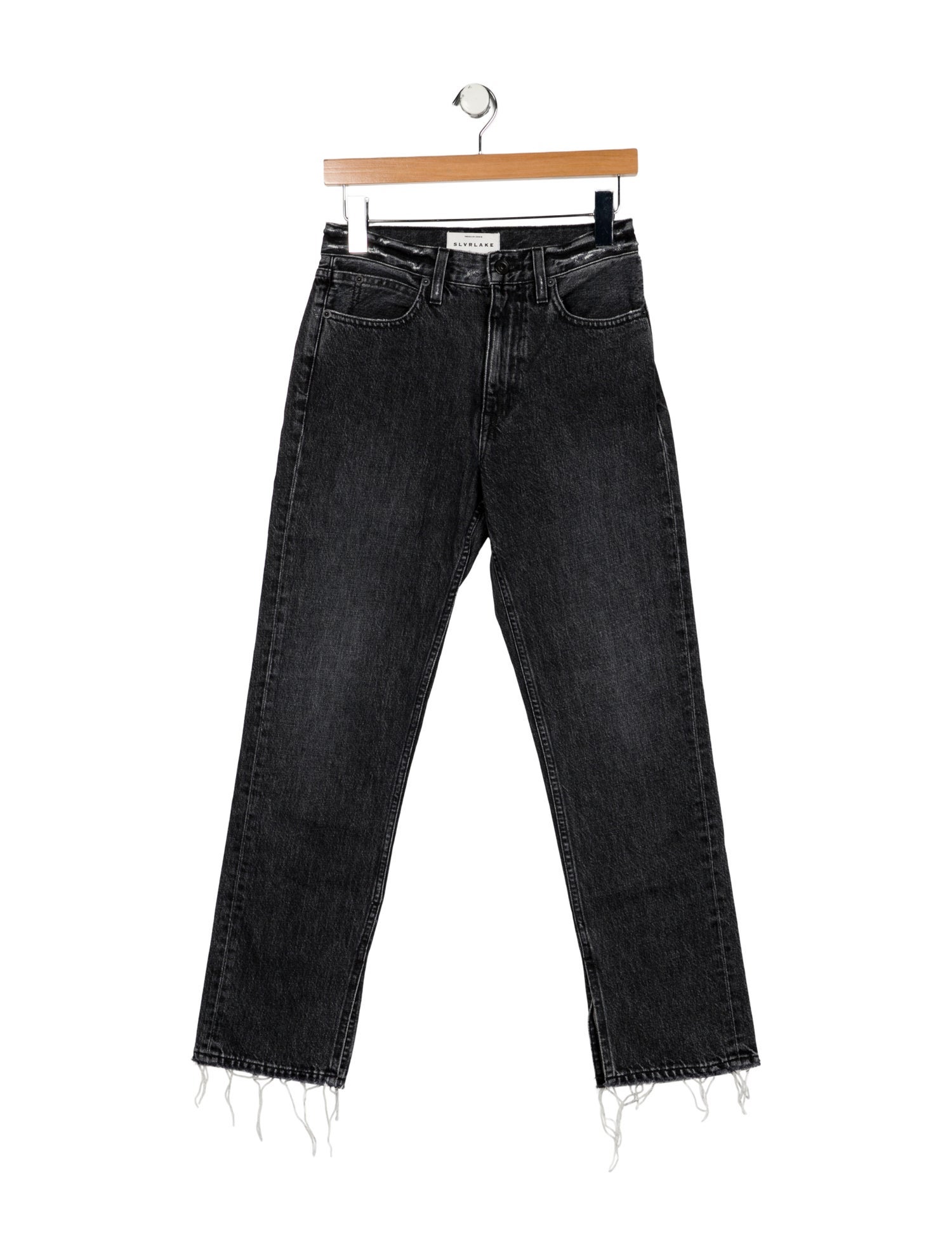 SLVRLAKE Mid-Rise Straight Leg Jeans