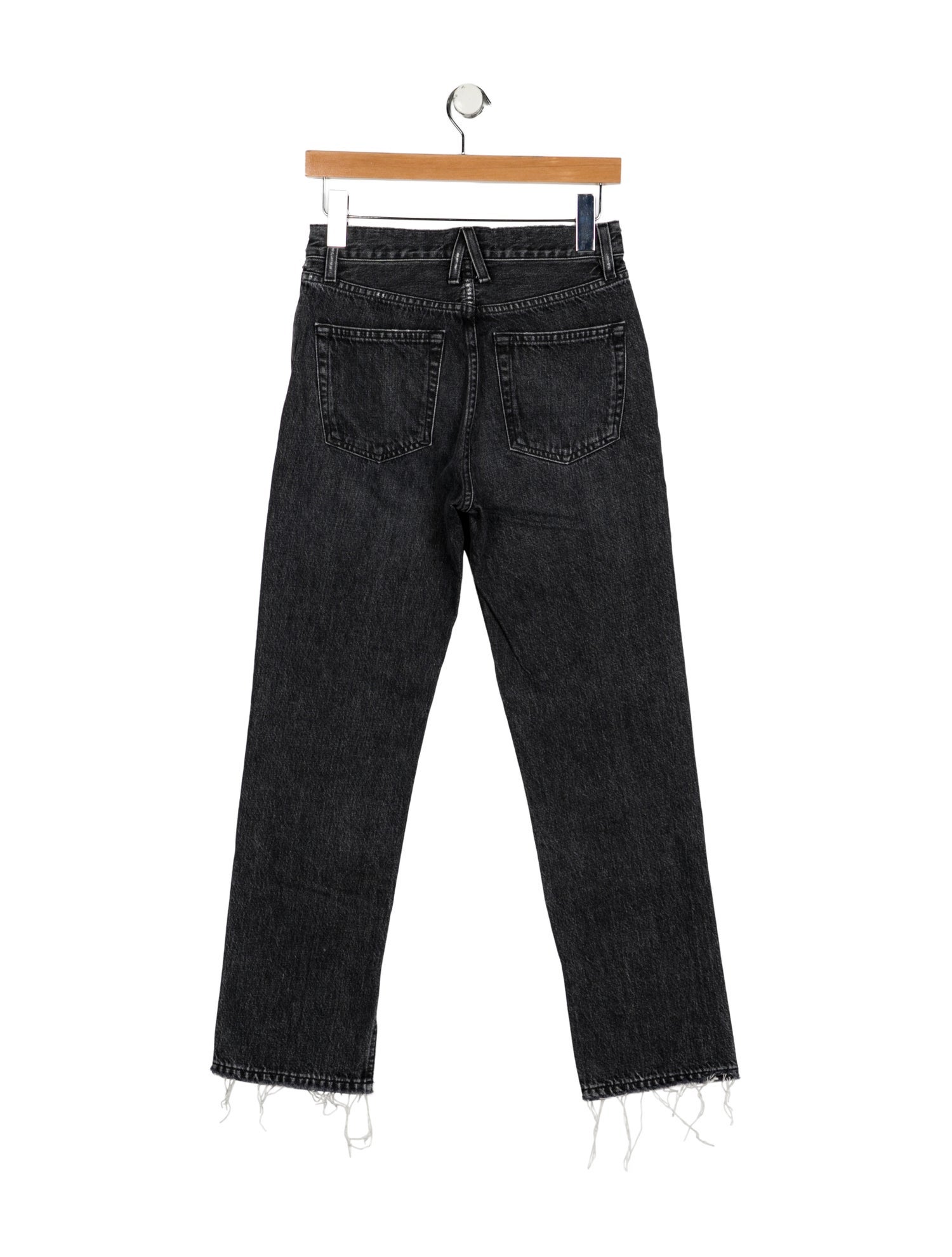 SLVRLAKE Mid-Rise Straight Leg Jeans