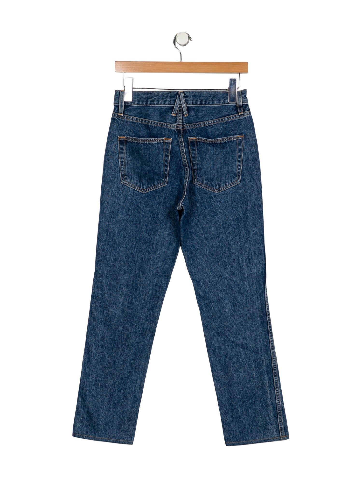 SLVRLAKE Mid-Rise Straight Leg Jeans
