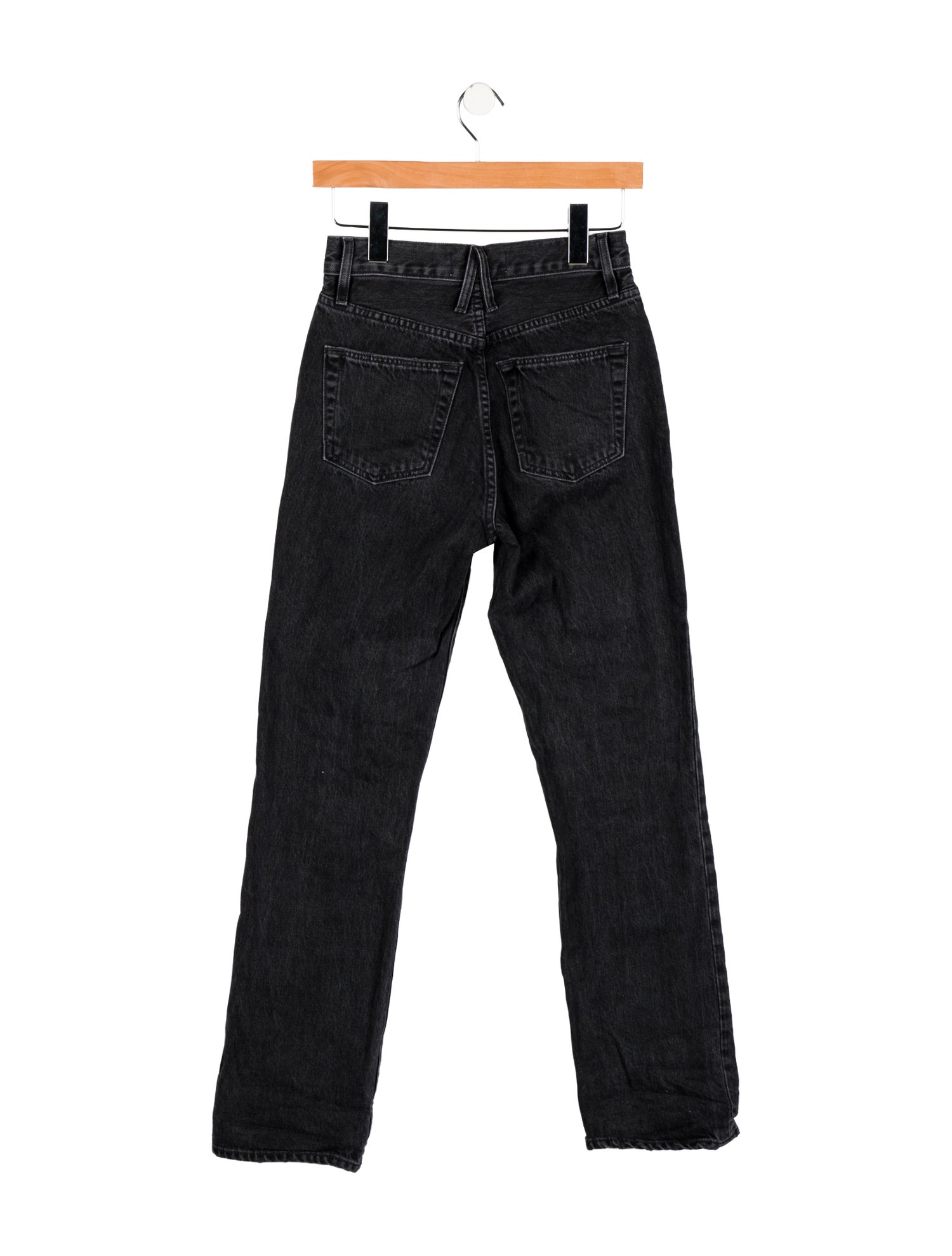SLVRLAKE High-Rise Straight Leg Jeans