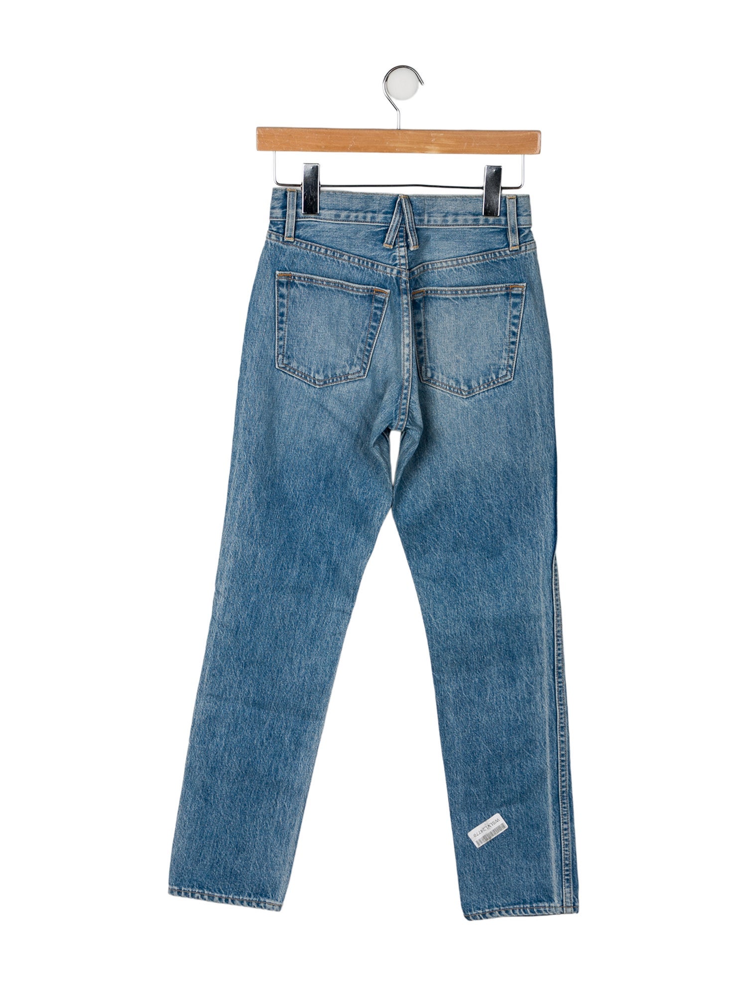 SLVRLAKE Mid-Rise Straight Leg Jeans