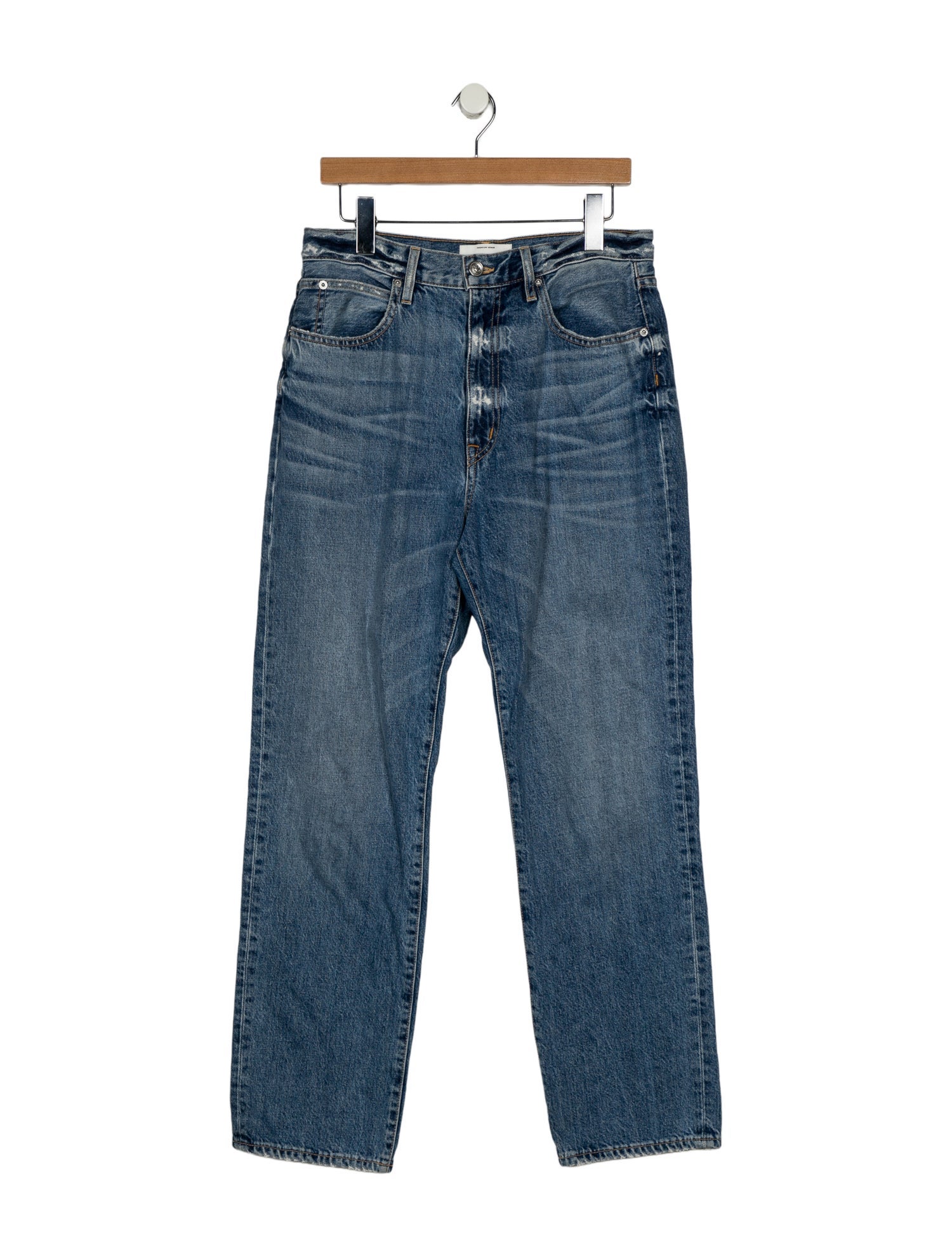 SLVRLAKE High-Rise Straight Leg Jeans