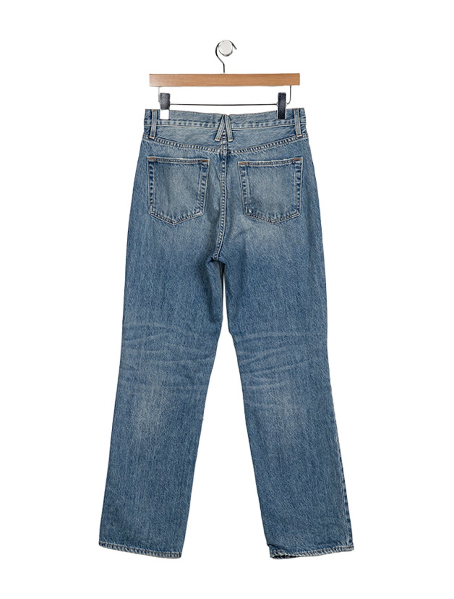SLVRLAKE High-Rise Straight Leg Jeans
