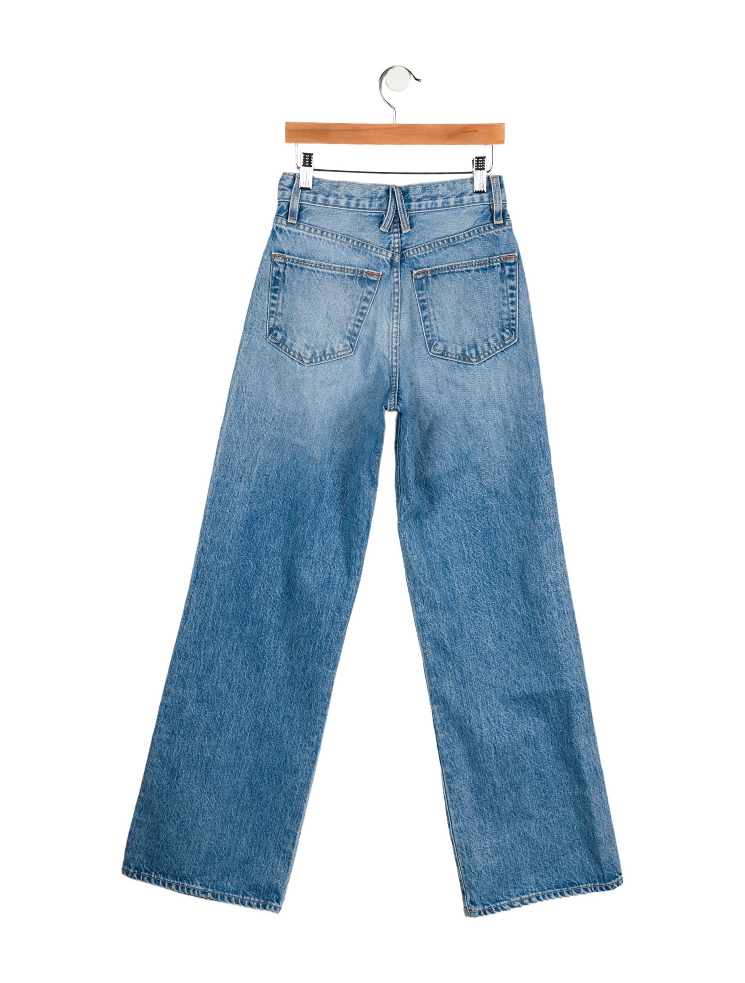 SLVRLAKE Mid-Rise Wide Leg Jeans