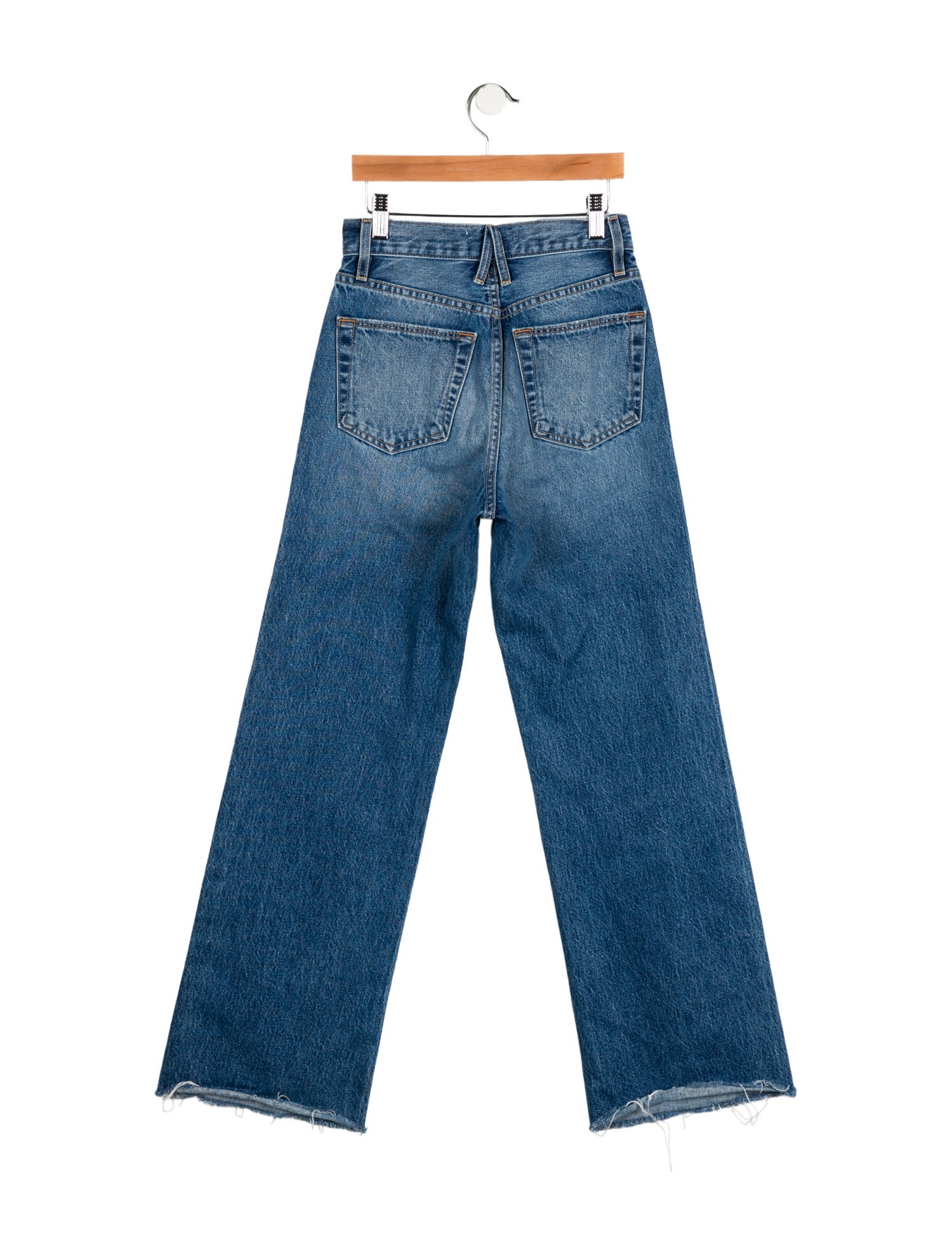 SLVRLAKE Mid-Rise Wide Leg Jeans