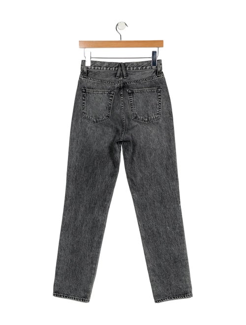 SLVRLAKE Mid-Rise Straight Leg Jeans