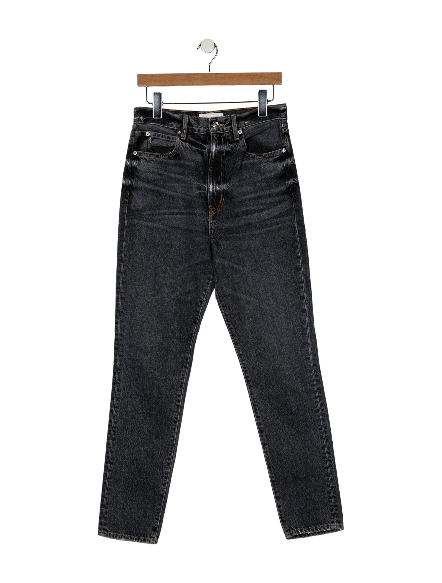 SLVRLAKE High-Rise Straight Leg Jeans