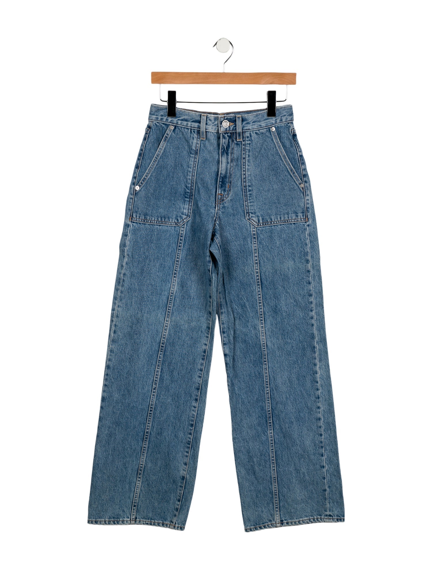 SLVRLAKE High-Rise Wide Leg Jeans