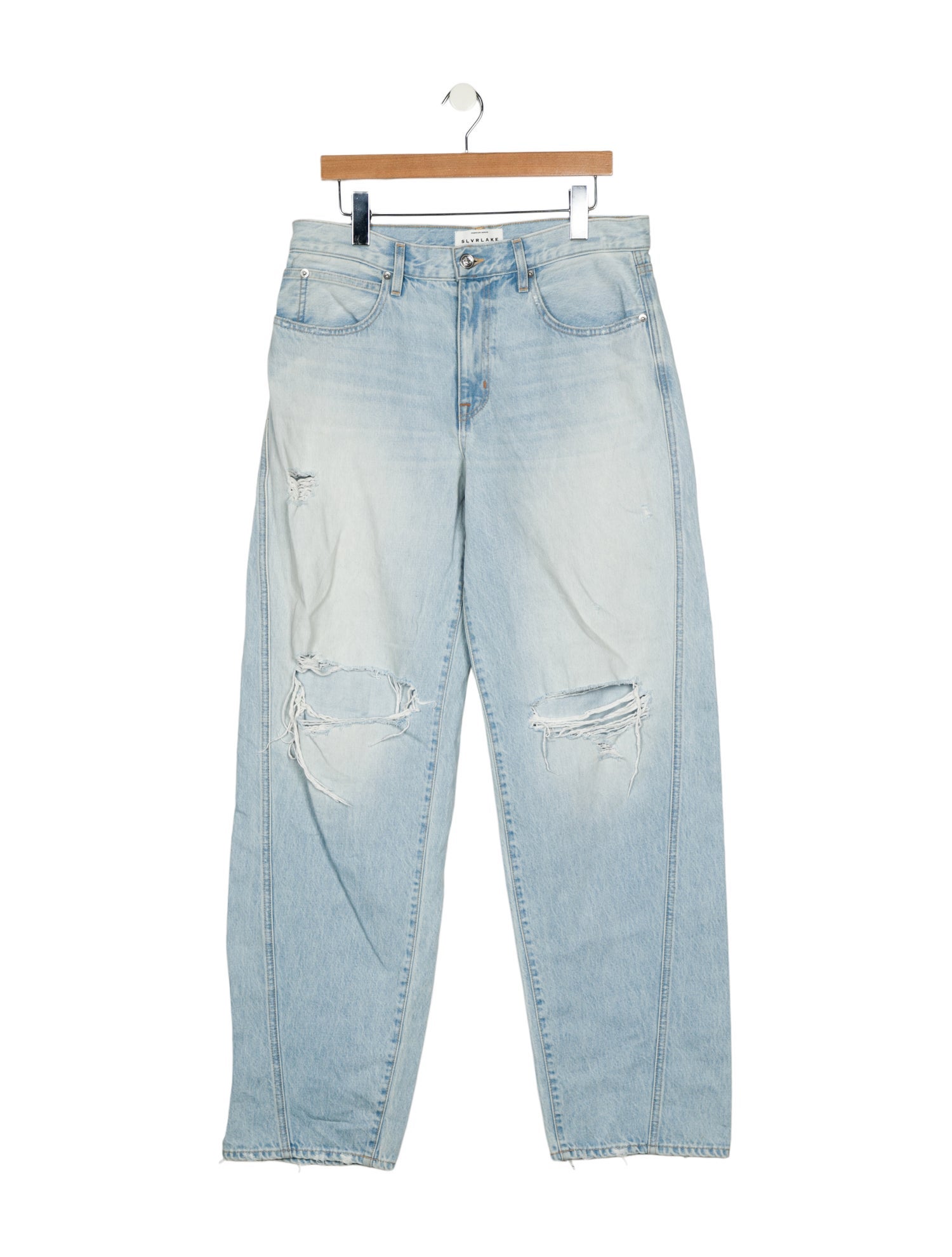 SLVRLAKE High-Rise Wide Leg Jeans